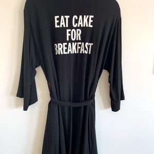 Kate Spade Eat Cake For Breakfast Robe